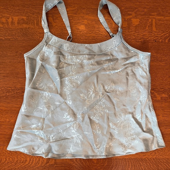 Halston Heritage Sky Blue Jacquard Camisole - Picture 2 of 4